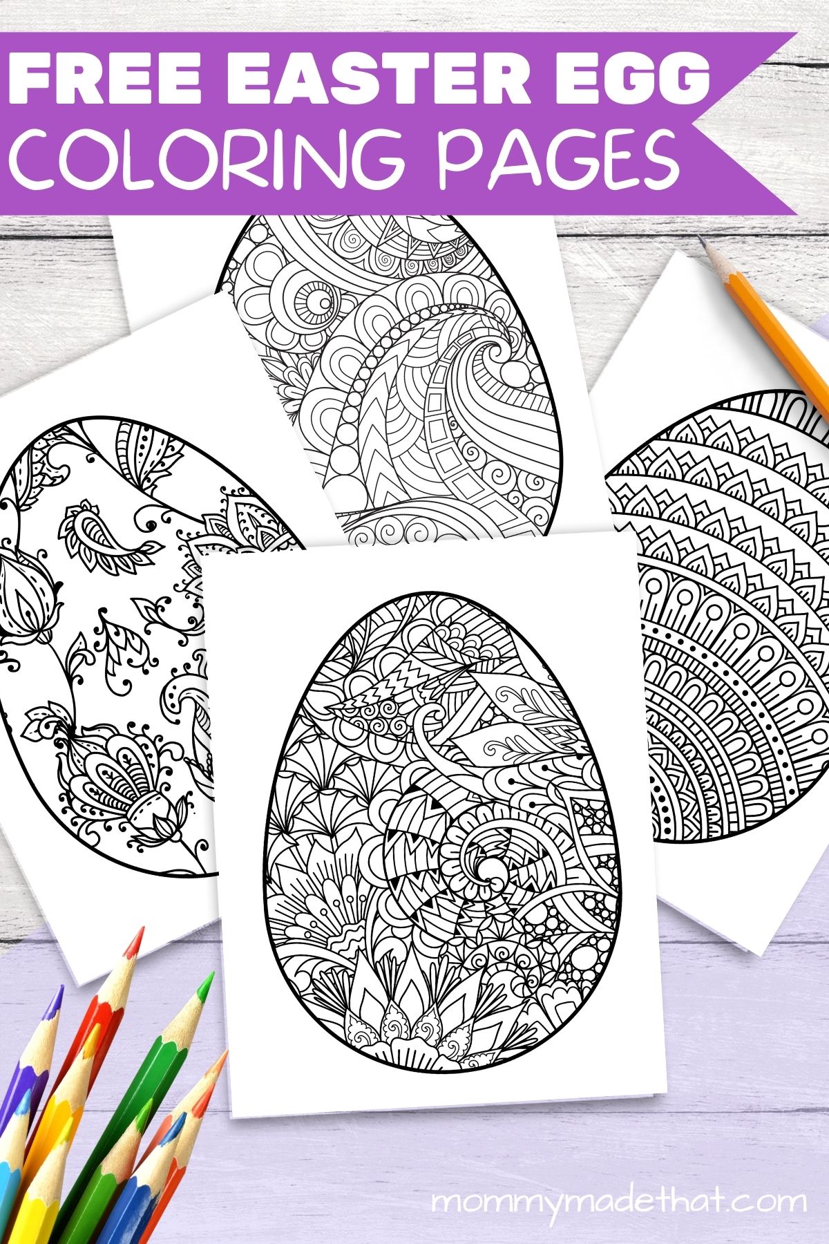 Easter egg coloring designs deals