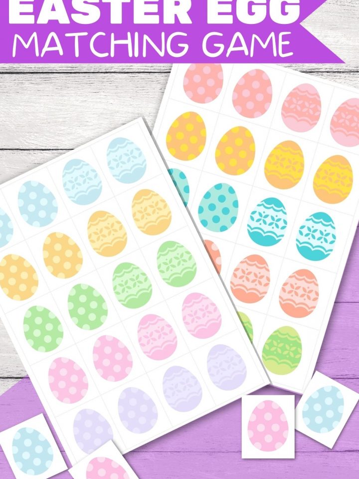 easter egg matching game