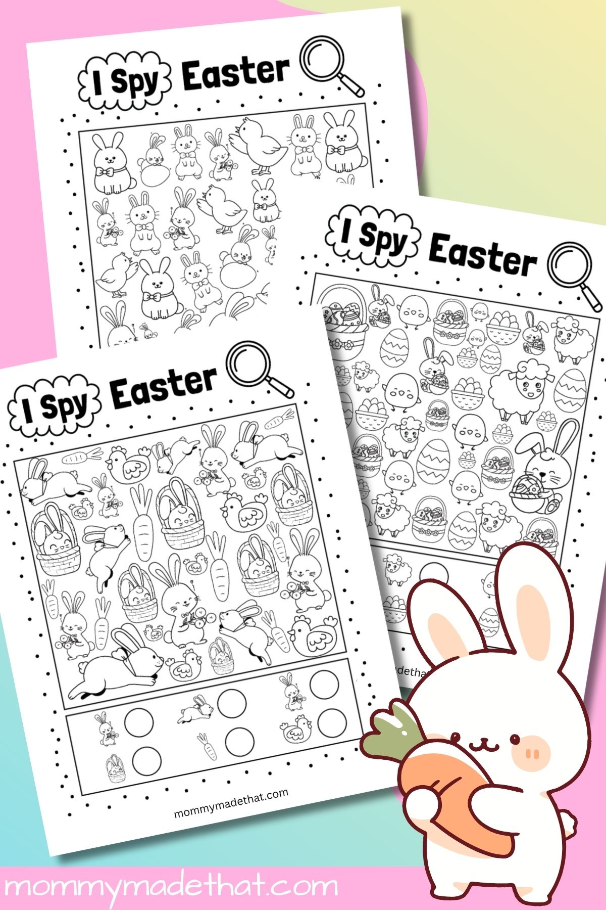 Easter I spy game printable.