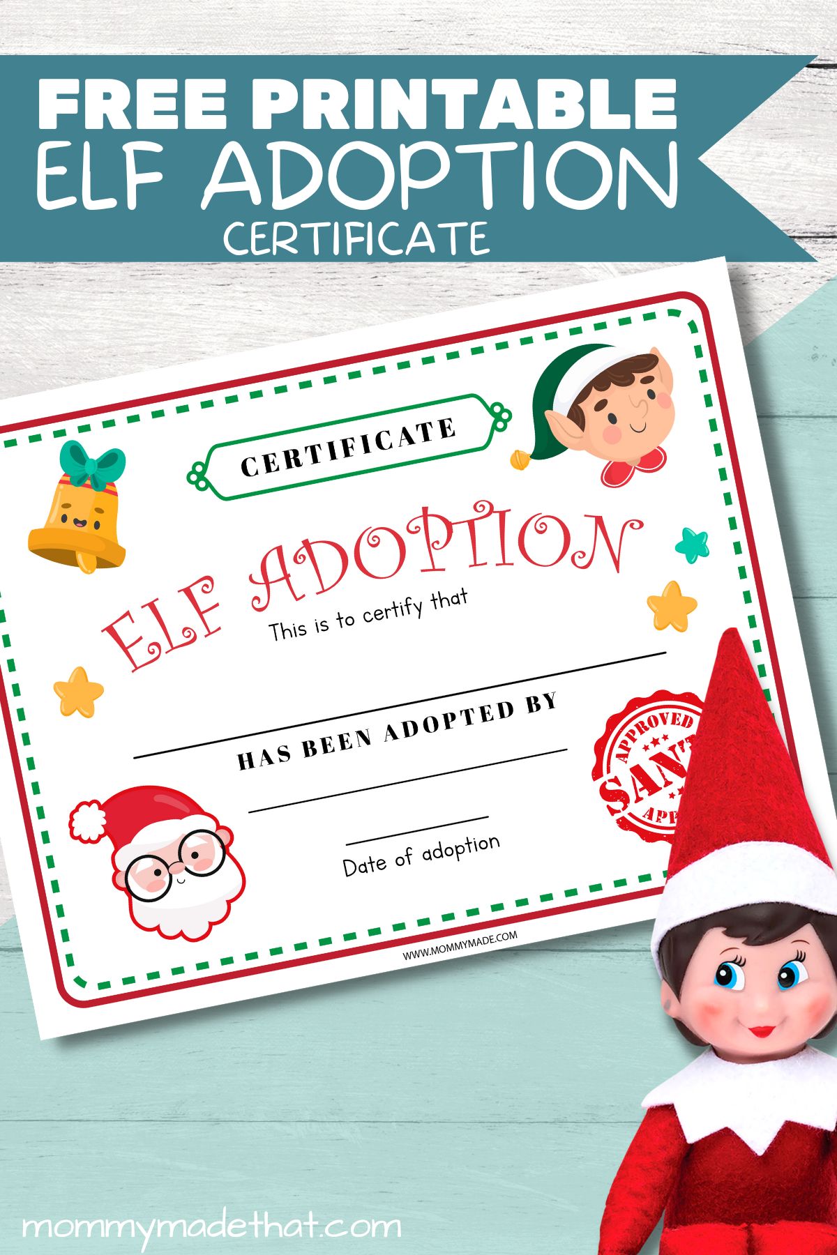 free elf adoption birth certificate