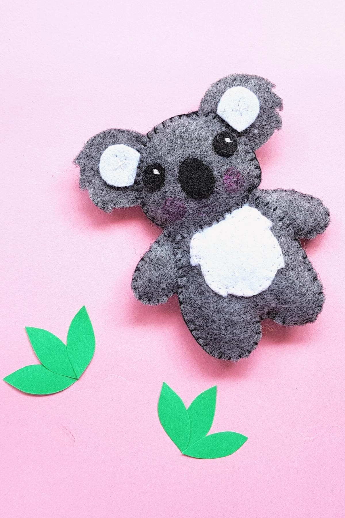 cute felt koala bear