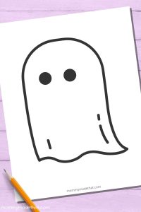 Free Printable Ghost Template (Lots to grab!)