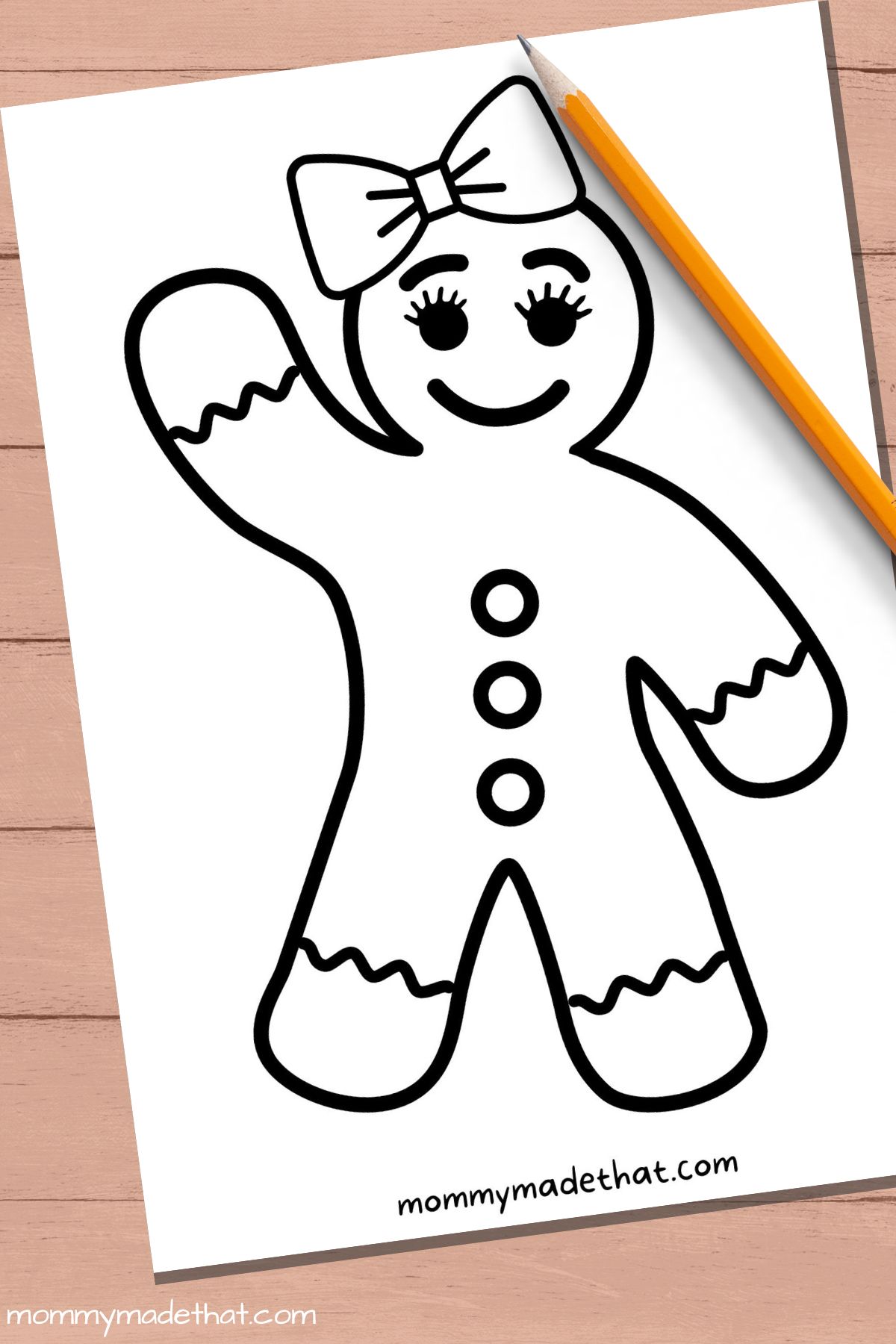 gingerbread girl template