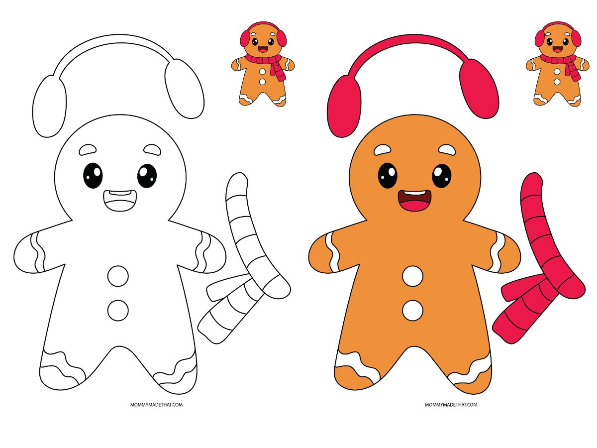 printable gingerbread man