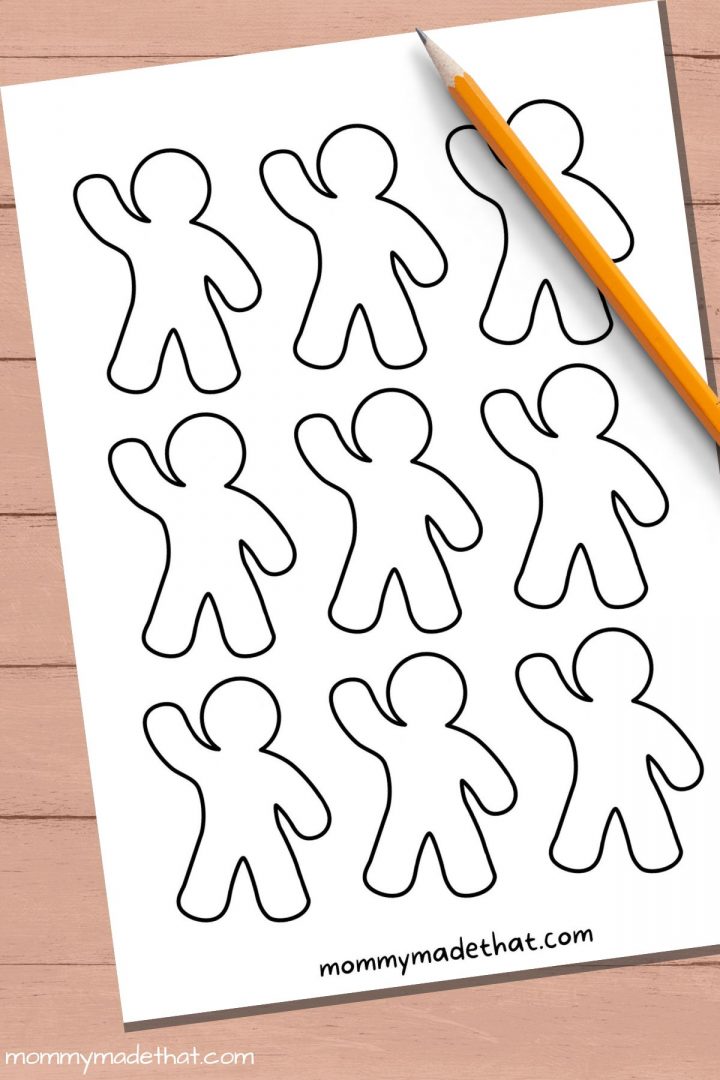 Gingerbread Man Templates + (Gingerbread Girl Too! Free Printables)