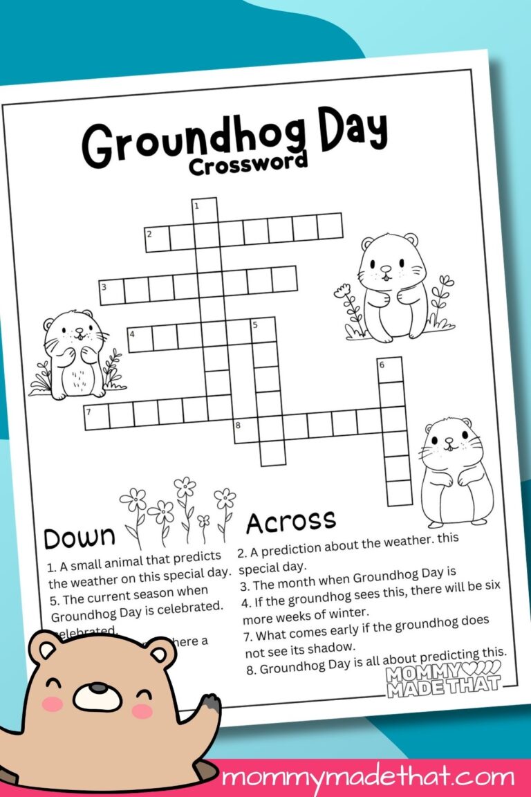 Groundhog day crossword.