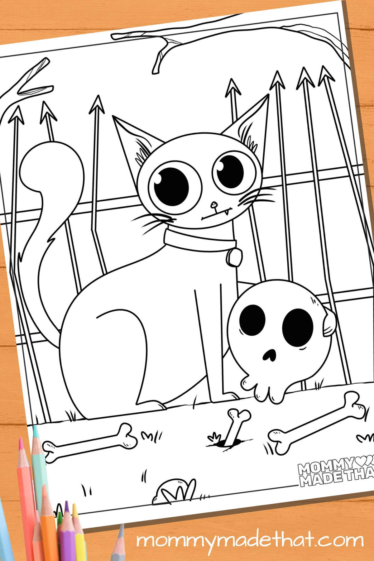 Halloween coloring page