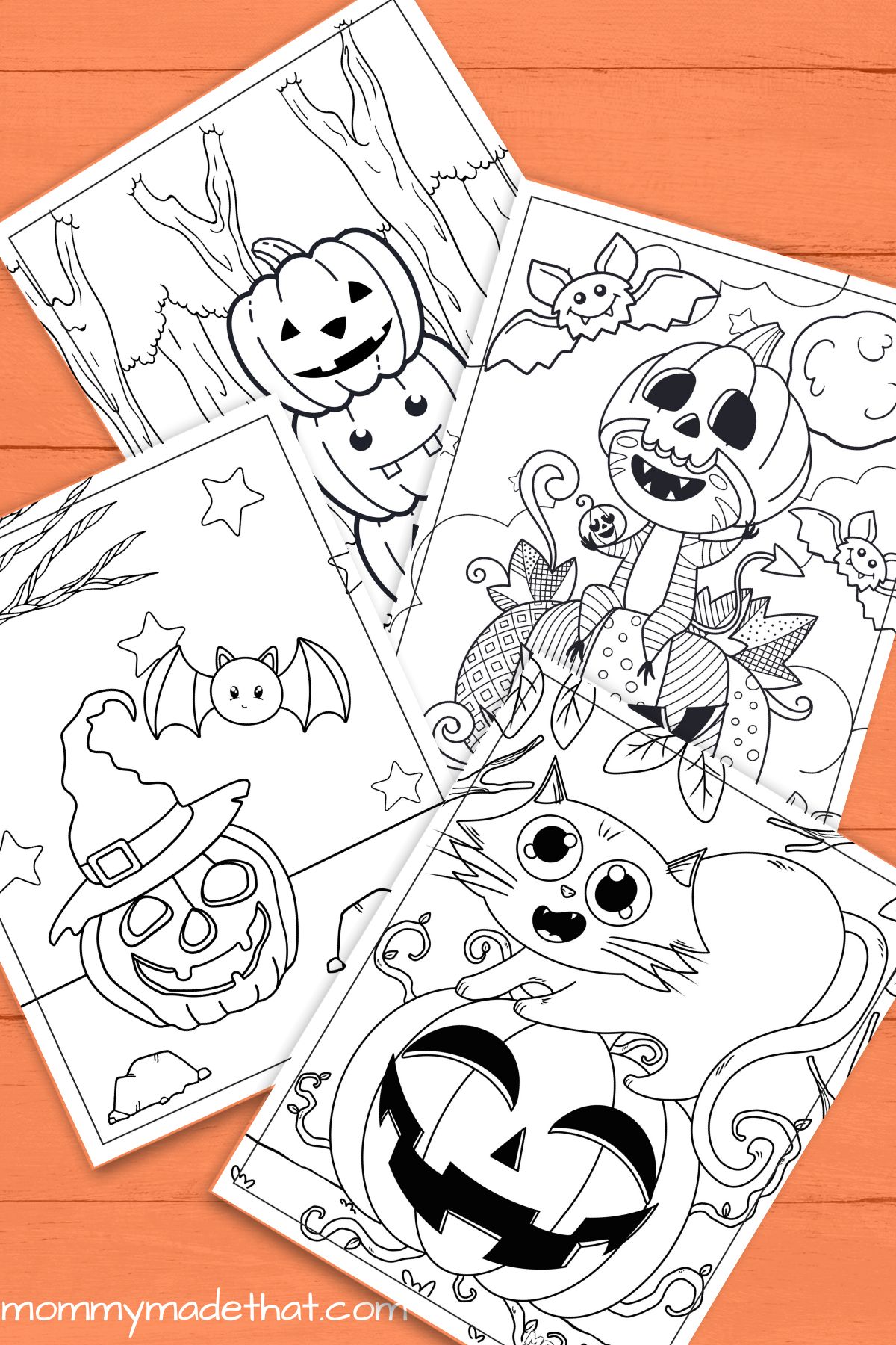 jack o lantern Halloween coloring pages