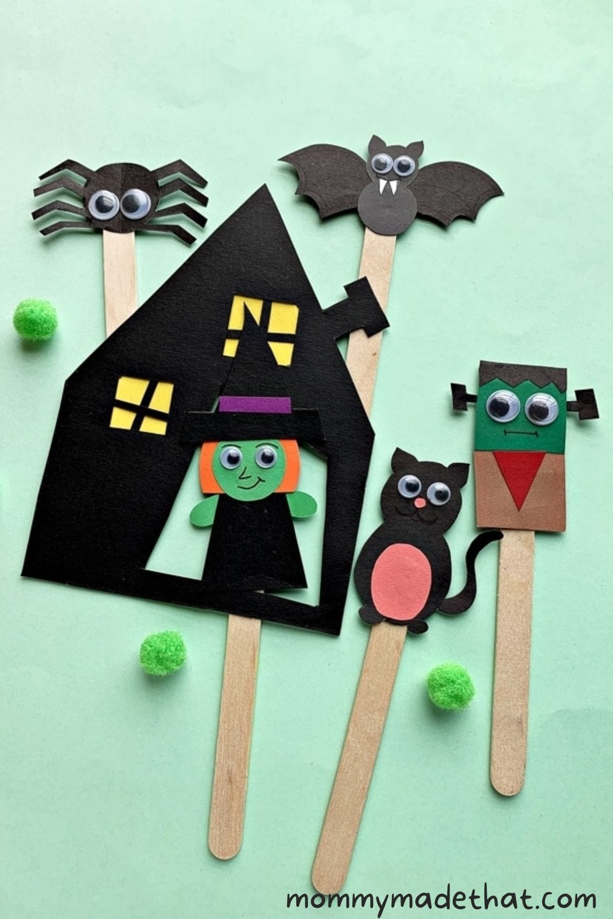 halloween puppet craft for kids