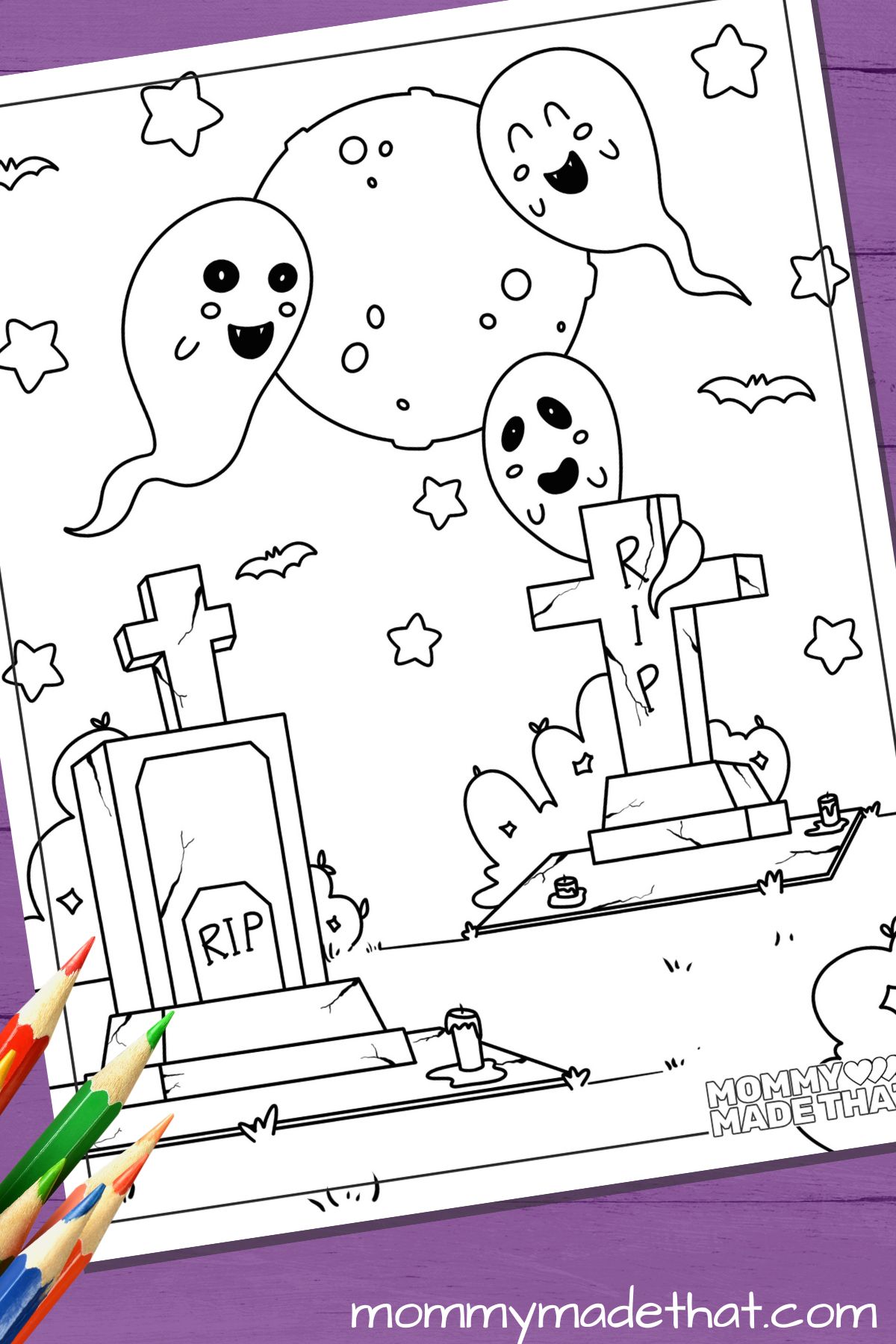 halloween ghost coloring pages