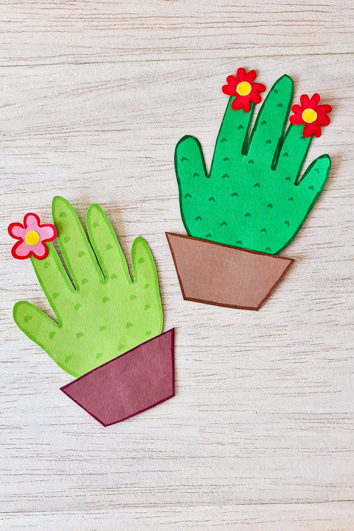 Handprint Cactus Craft