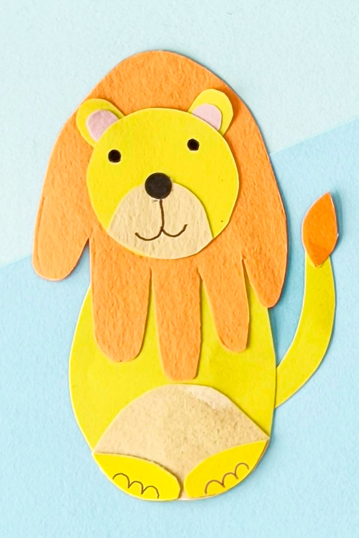 Handprint Lion Craft