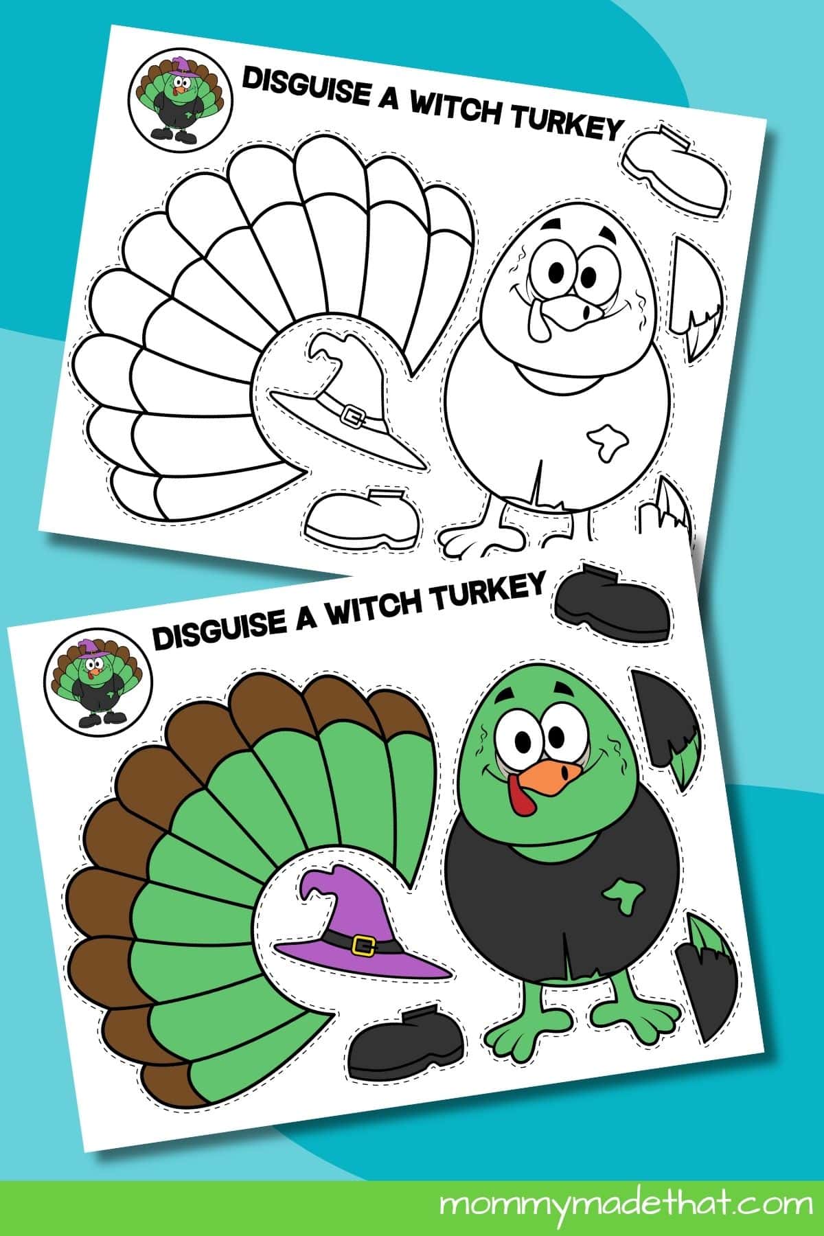 how to disguise a turkey witch