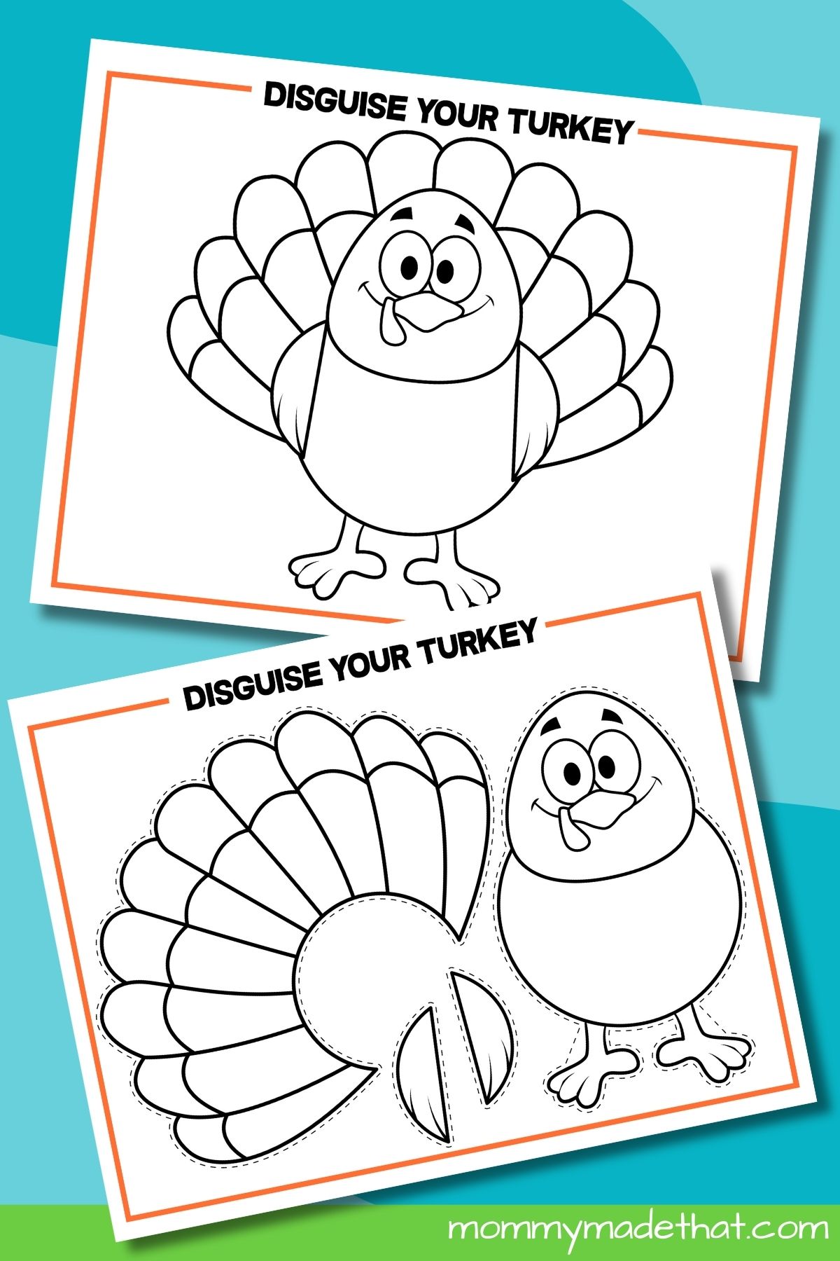 how to disguise a turkey template