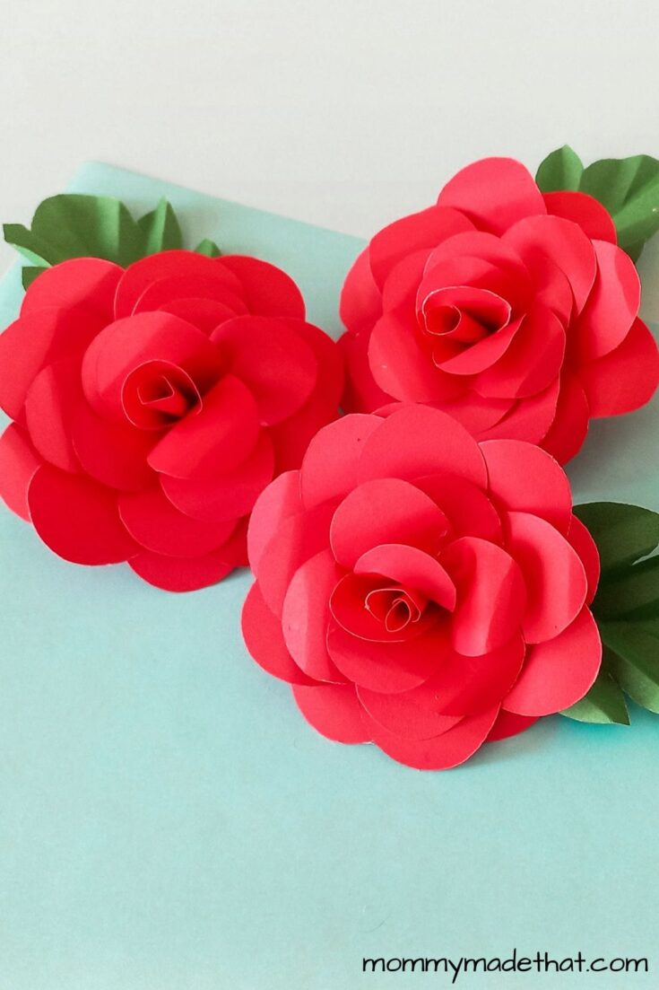 How To Make A Paper Rose With Free