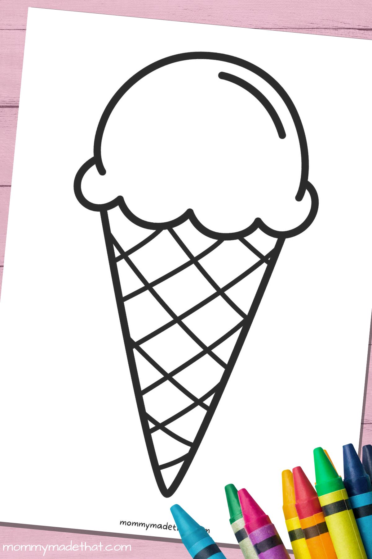 ice cream template