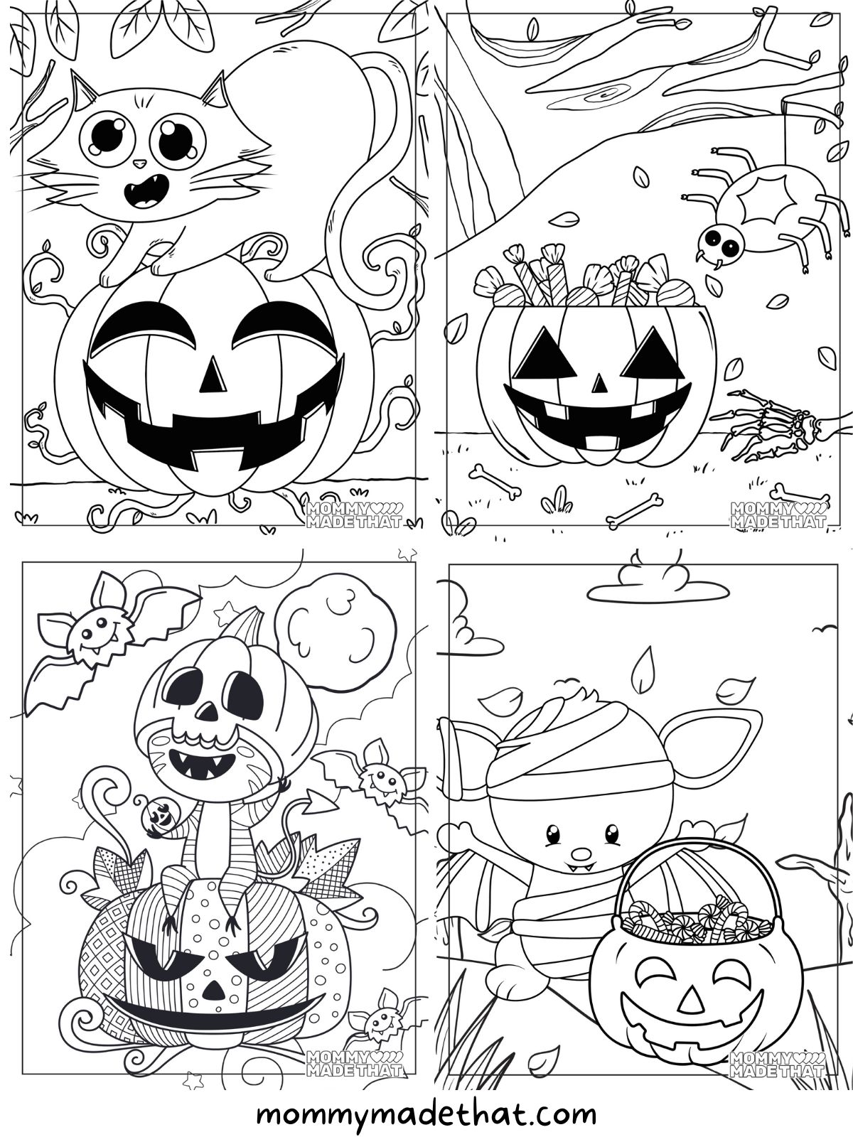 jack o lantern coloring pages