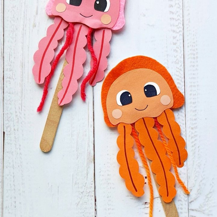 Cute Jellyfish Craft +Free Template!