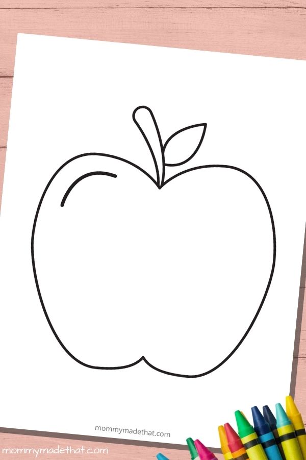 Free Printable Apple Template