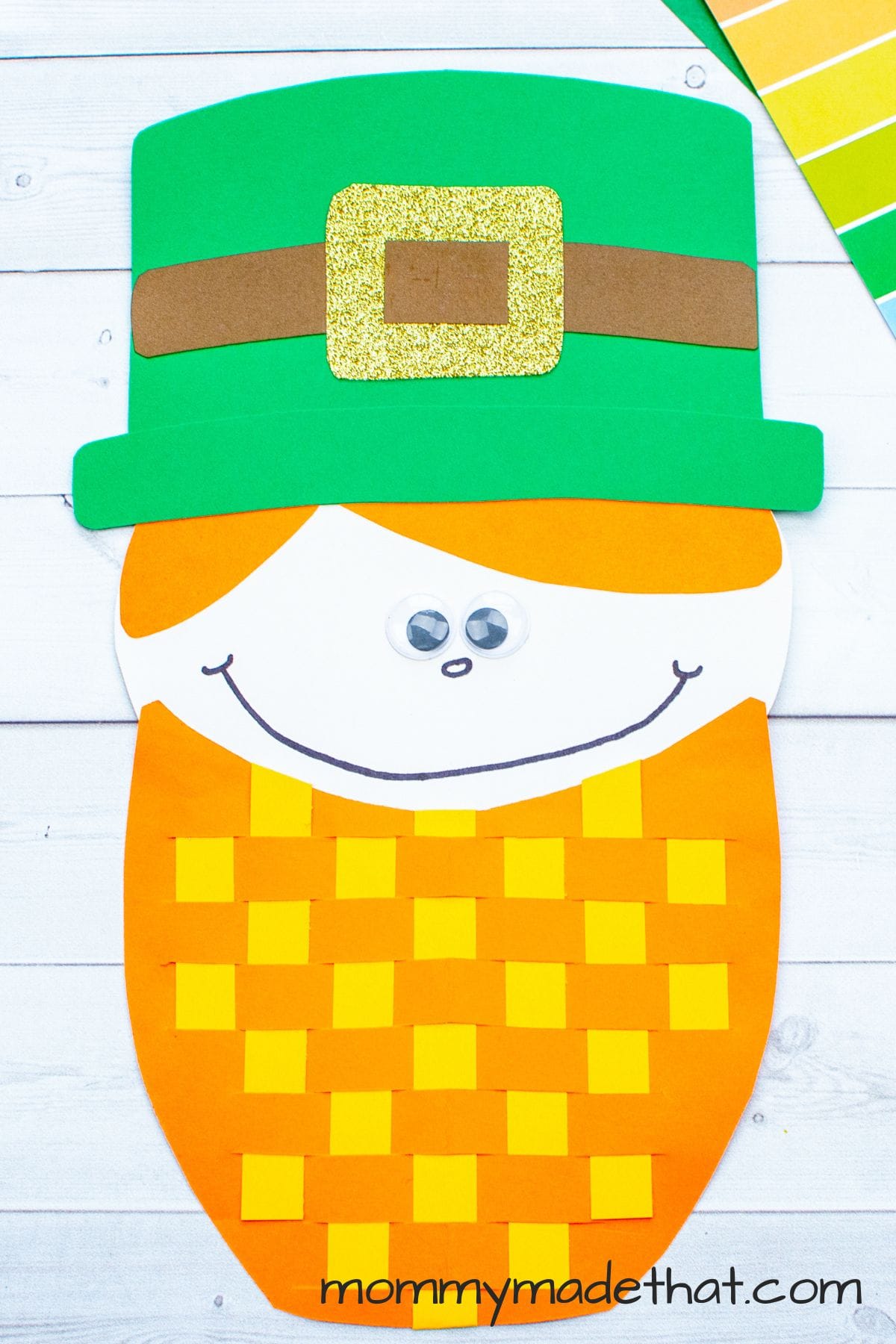 Cute Leprechaun Beard Craft (with Free Printable Template)