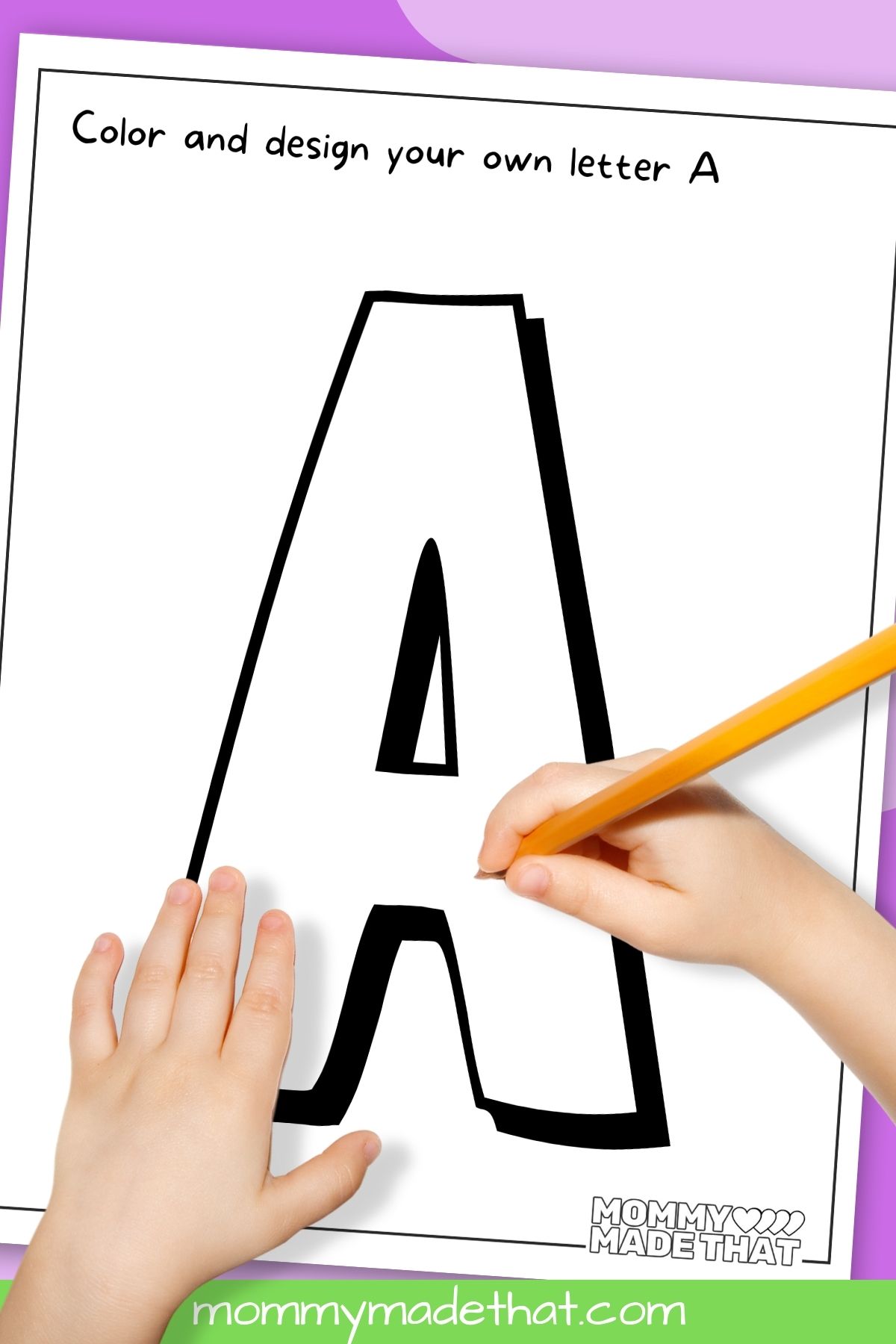 letter a coloring worksheets