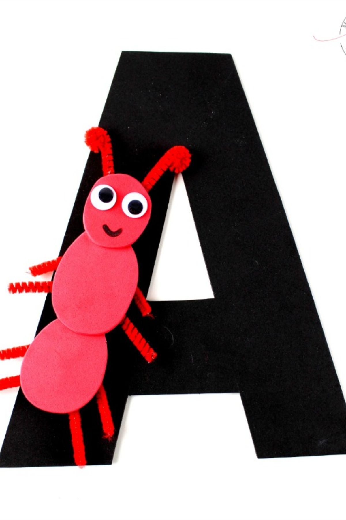 uppercase letter A craft