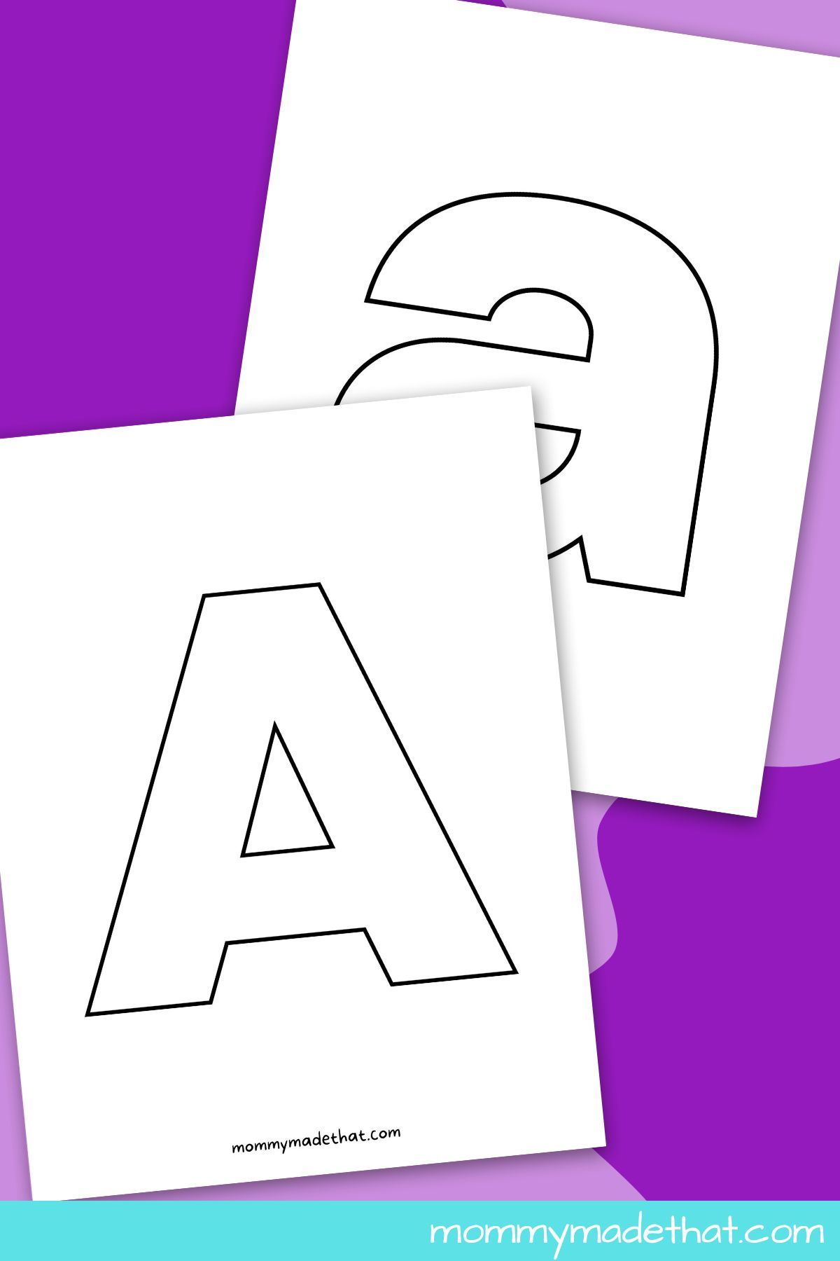 letter A printables