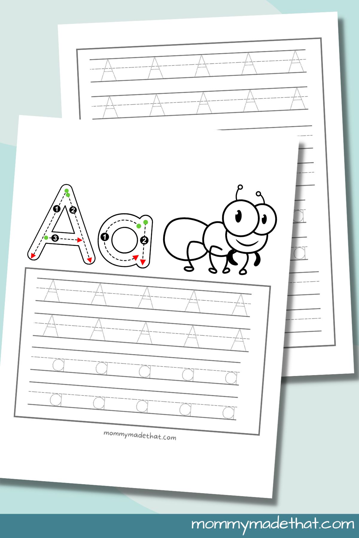 Letter A Tracing Worksheet (Free Printables)