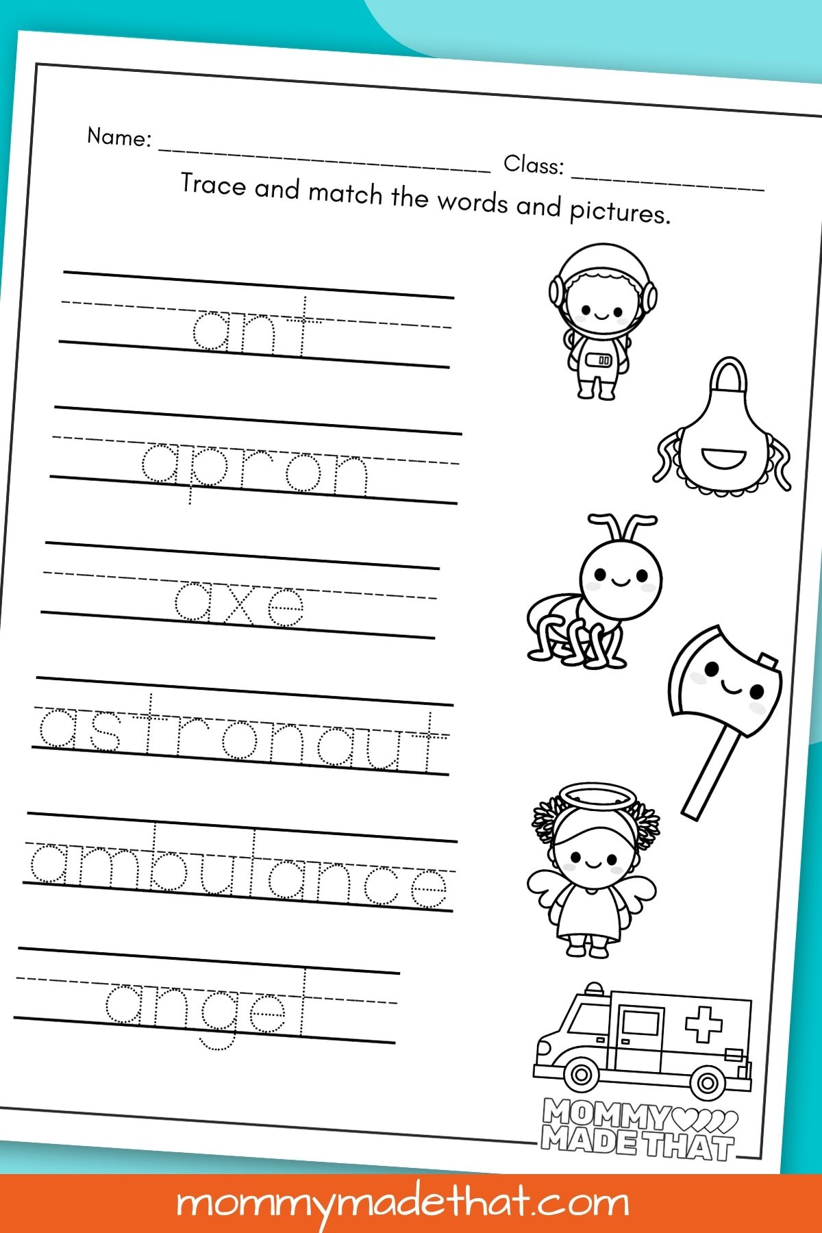 letter a writing practice worksheet