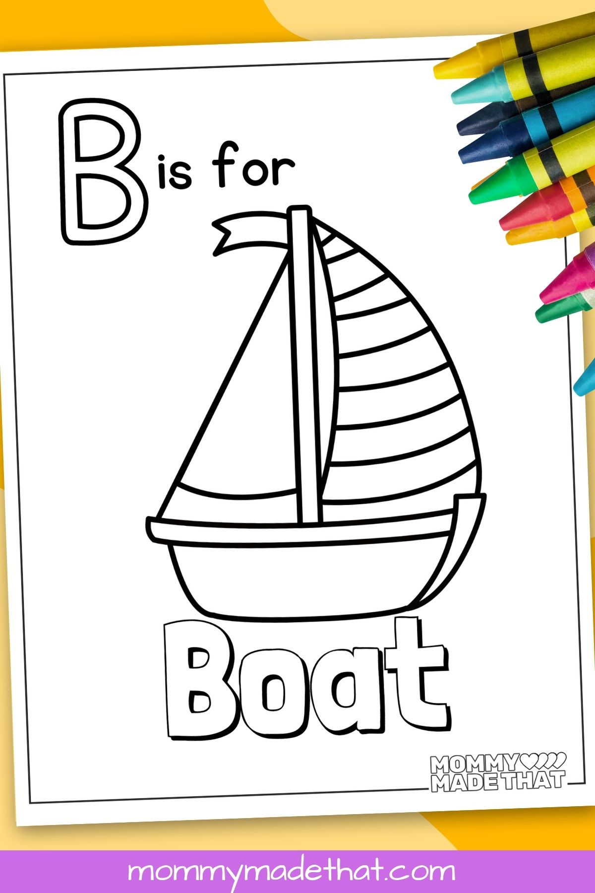 letter b coloring pages