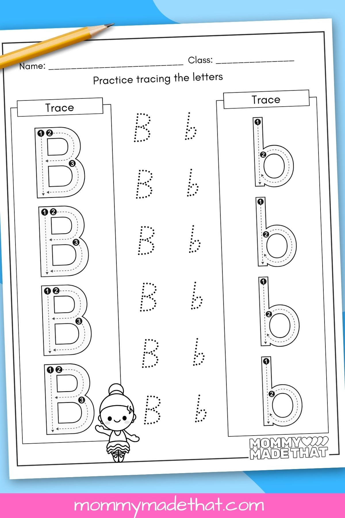 tracing worksheet