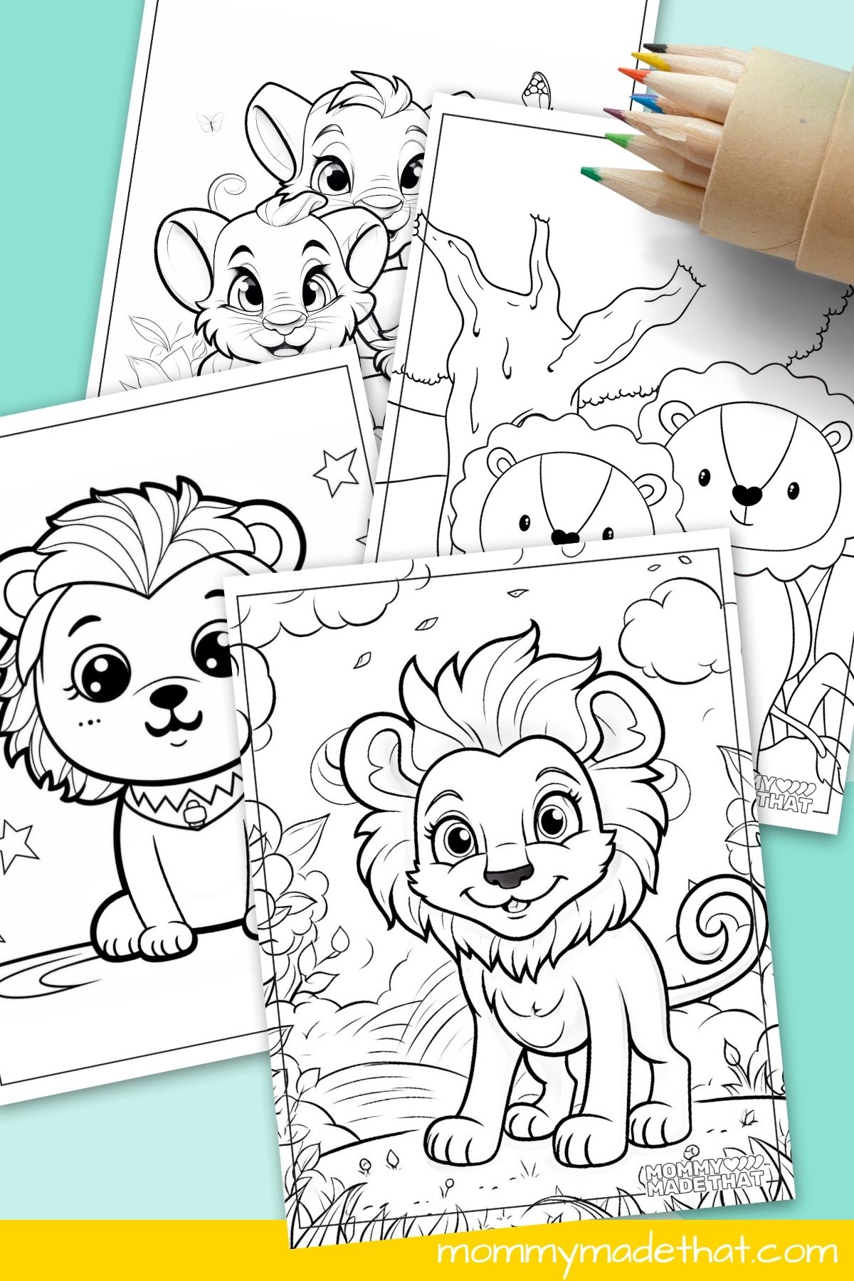 50 Cute Coloring Pages (Free PDF Printables)