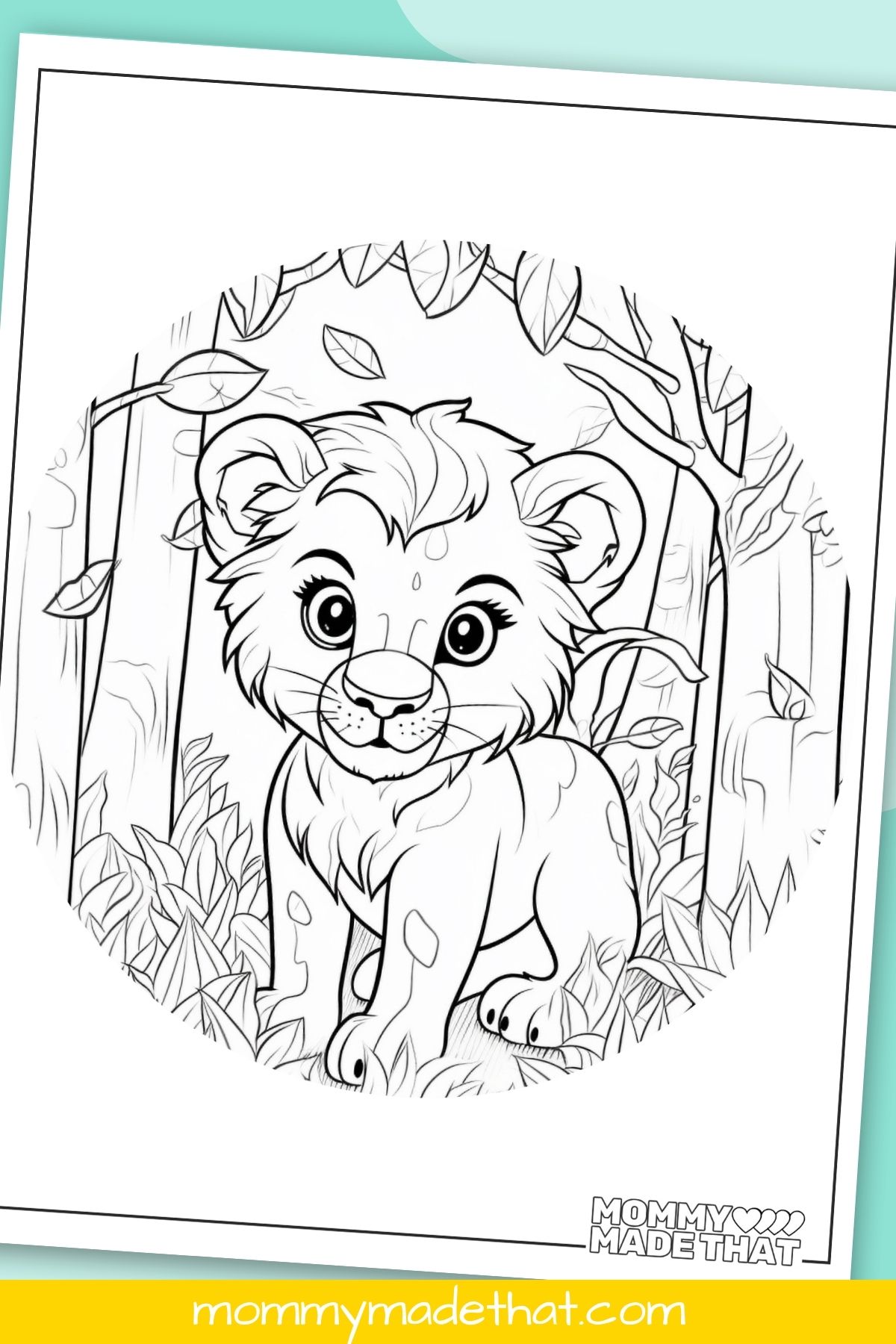 lion coloring sheets