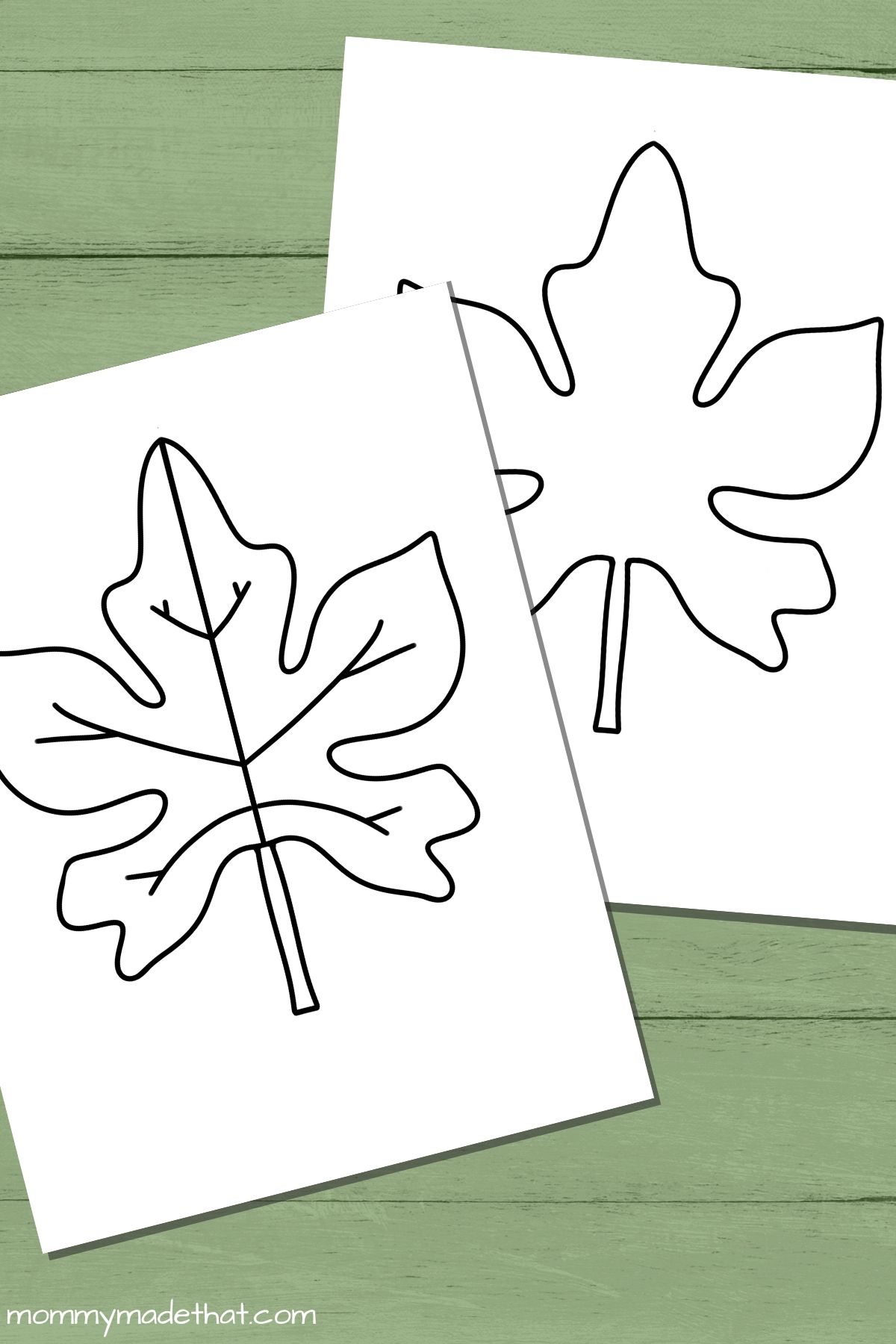 Free Printable Leaf Template