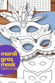 Masquerade and Mardi Gras Mask Templates (Free Printables)