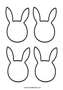 Free Bunny Rabbit Templates : Tons of Shapes &amp; Sizes