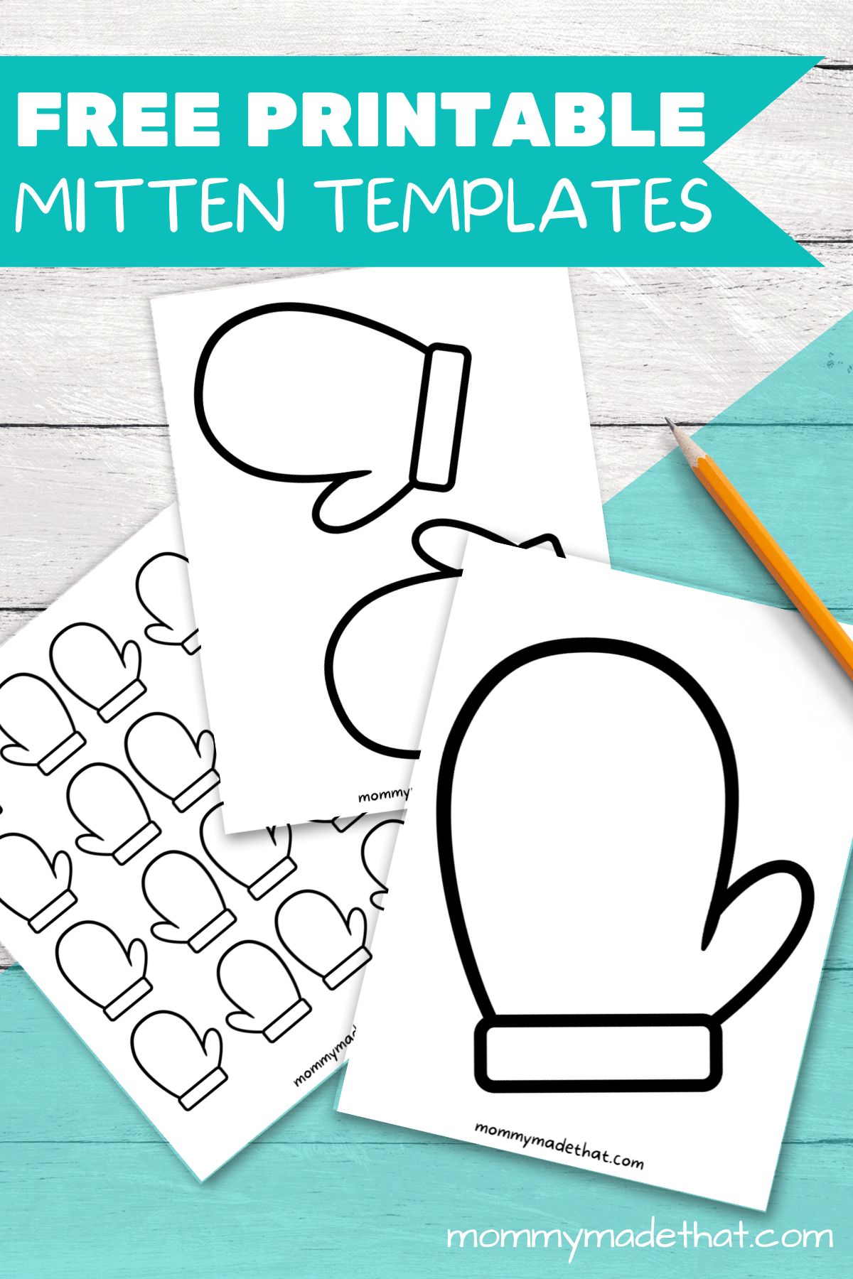 Mitten Templates (Tons of Fun Free Printables)