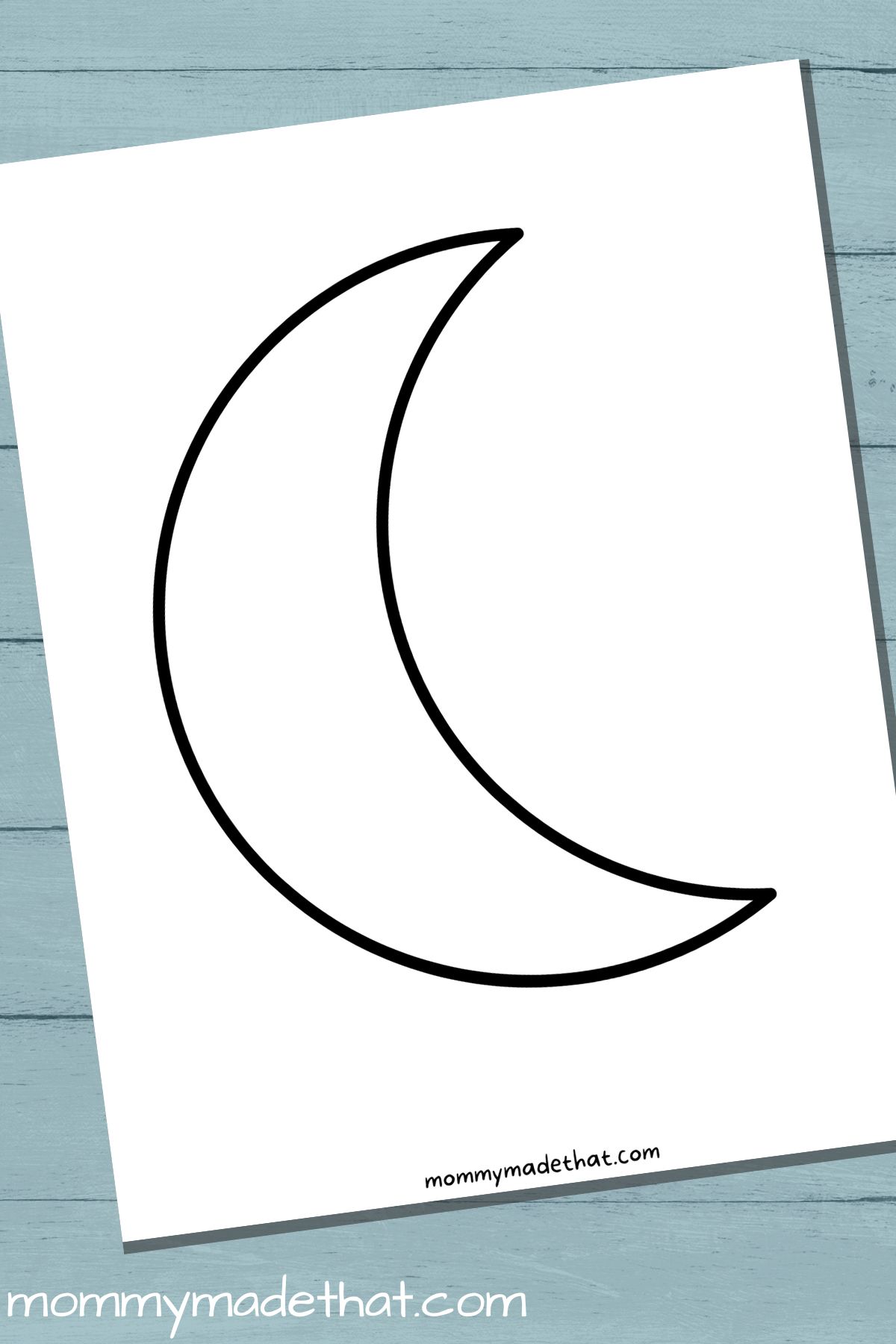 moon template