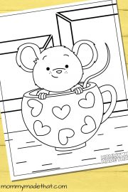 Adorable Mouse Coloring Pages (Free Printables!)