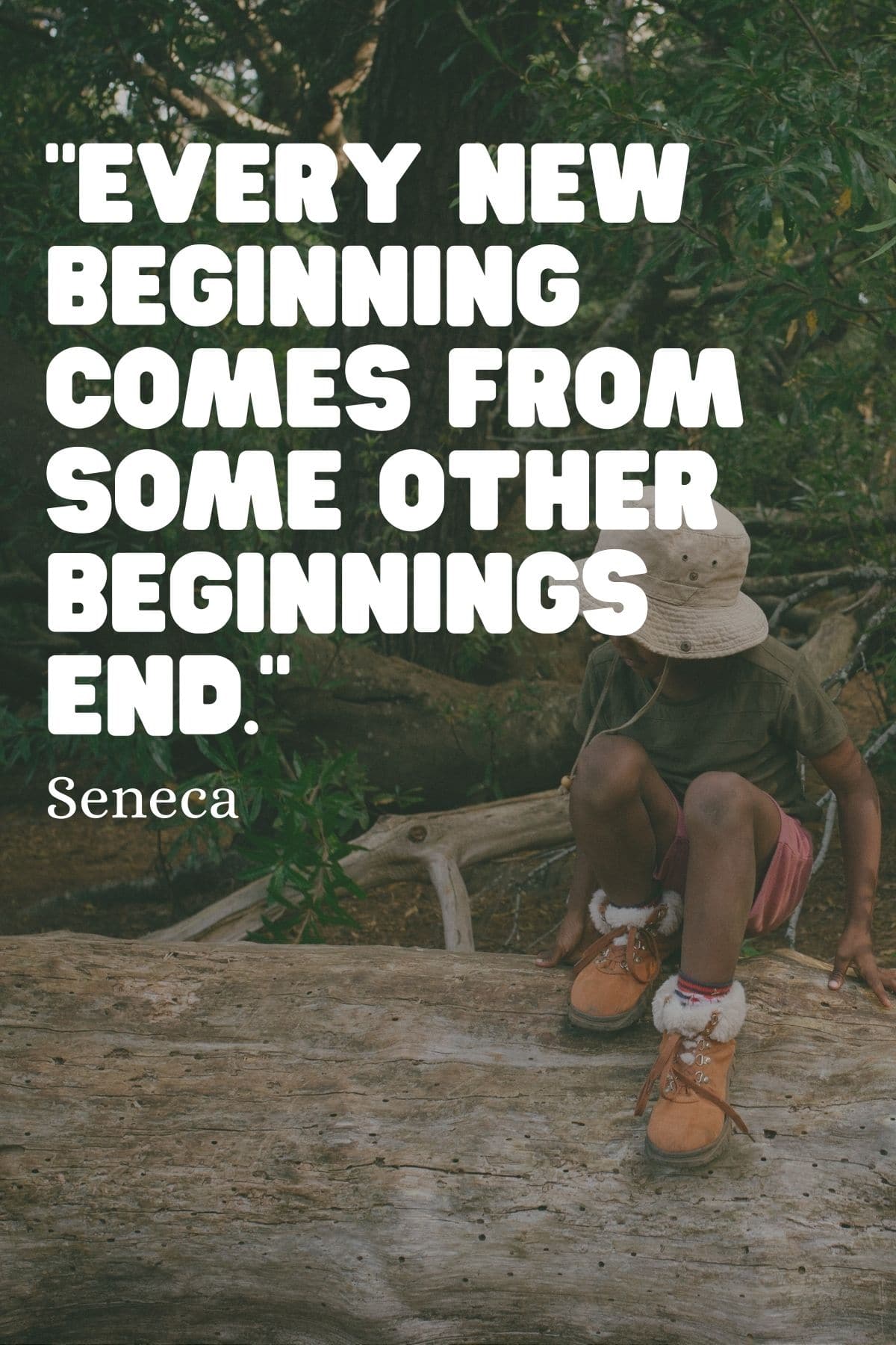 "Every new beginning comes from some other beginnings end." – Seneca quote