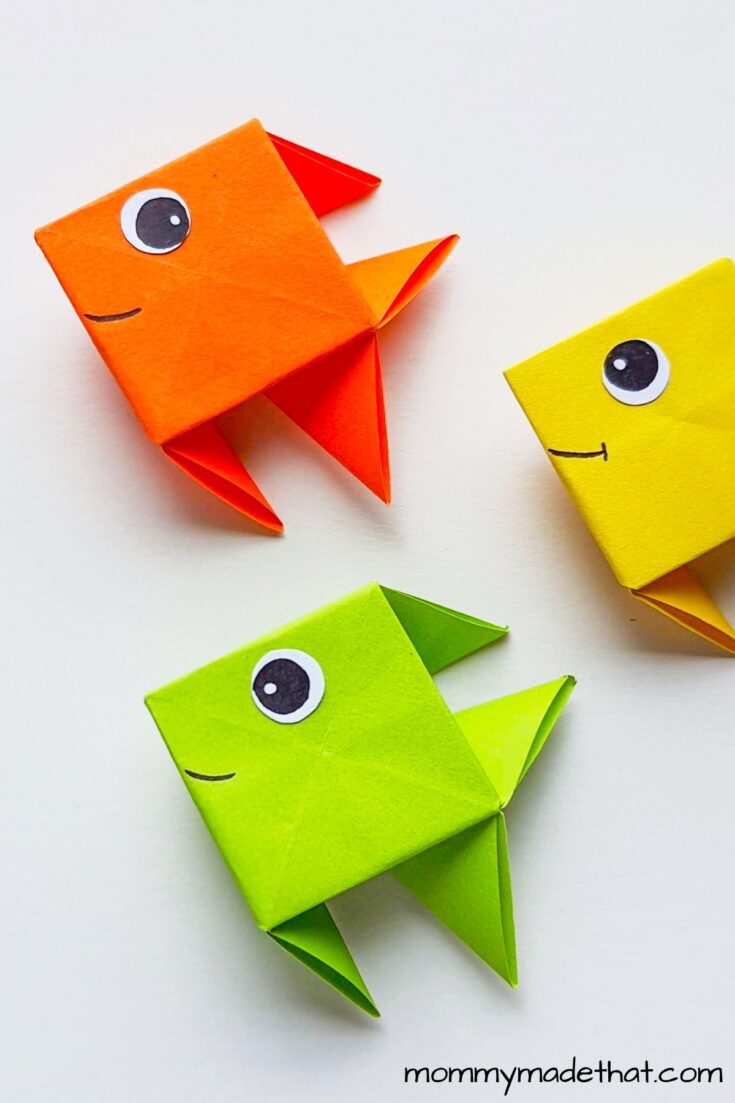 Origami Fish (Easy Step by Step Tutorial)