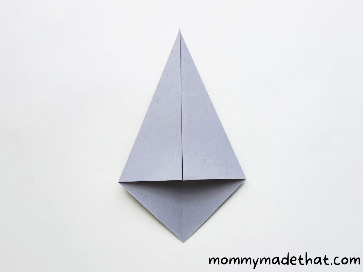 folding into triangle