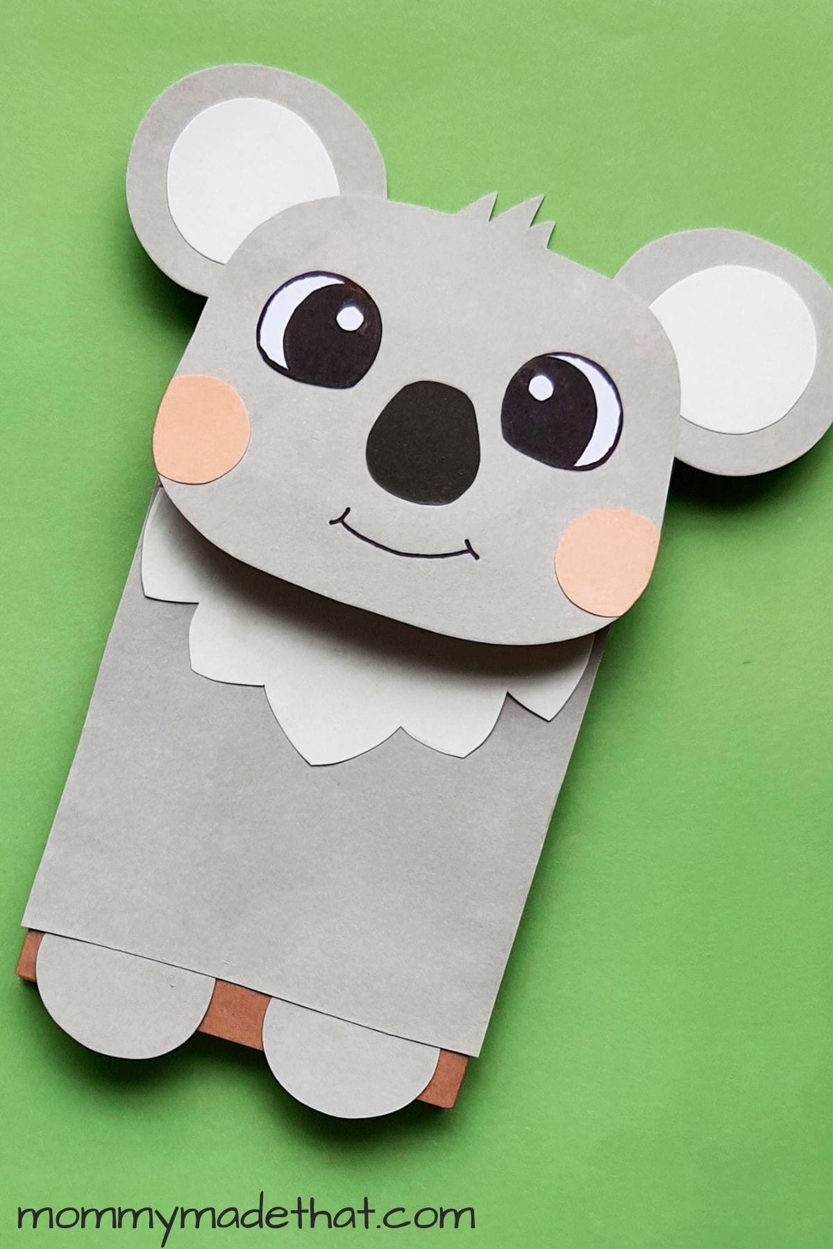 paper bag koala craft