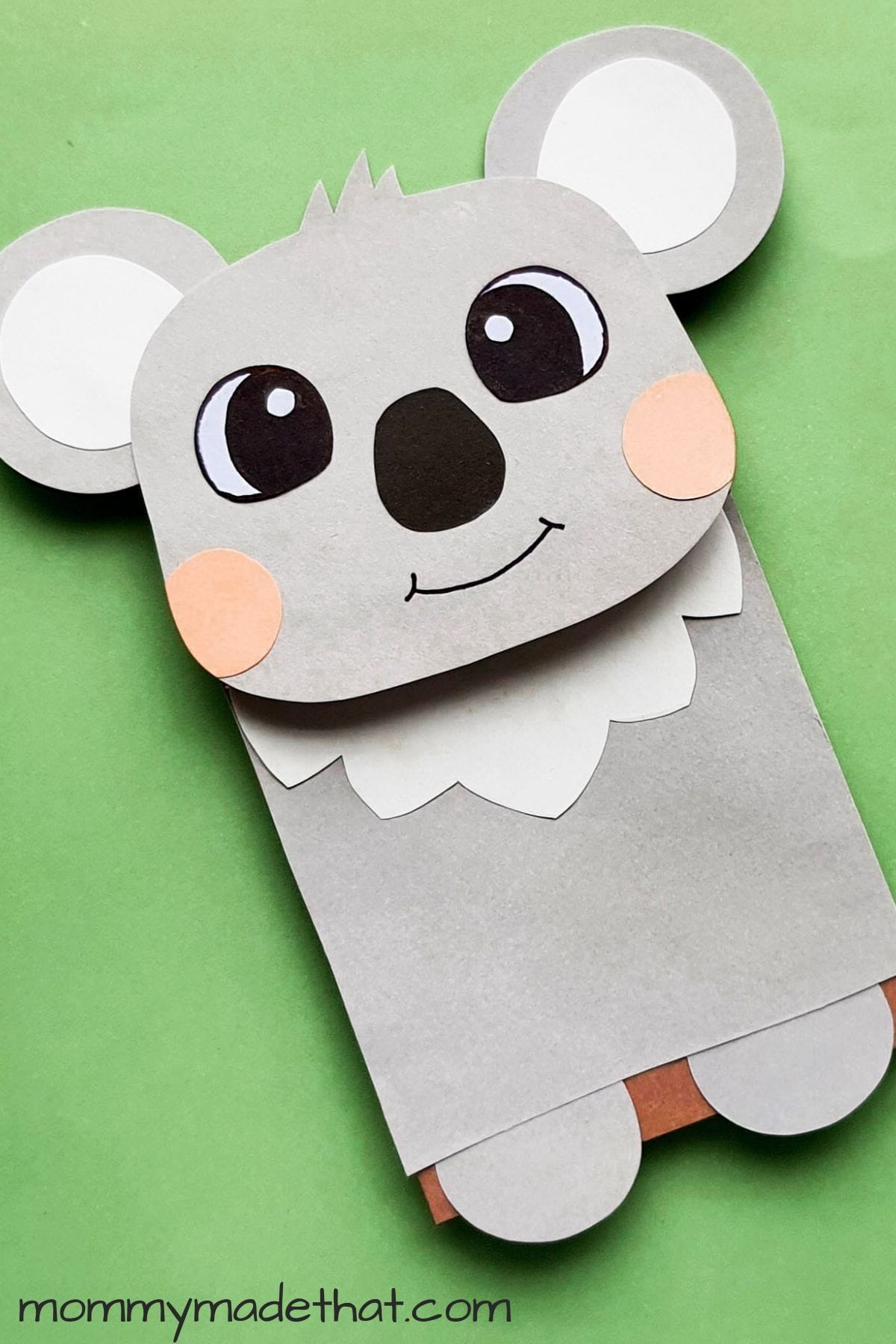 paper bag koala craft