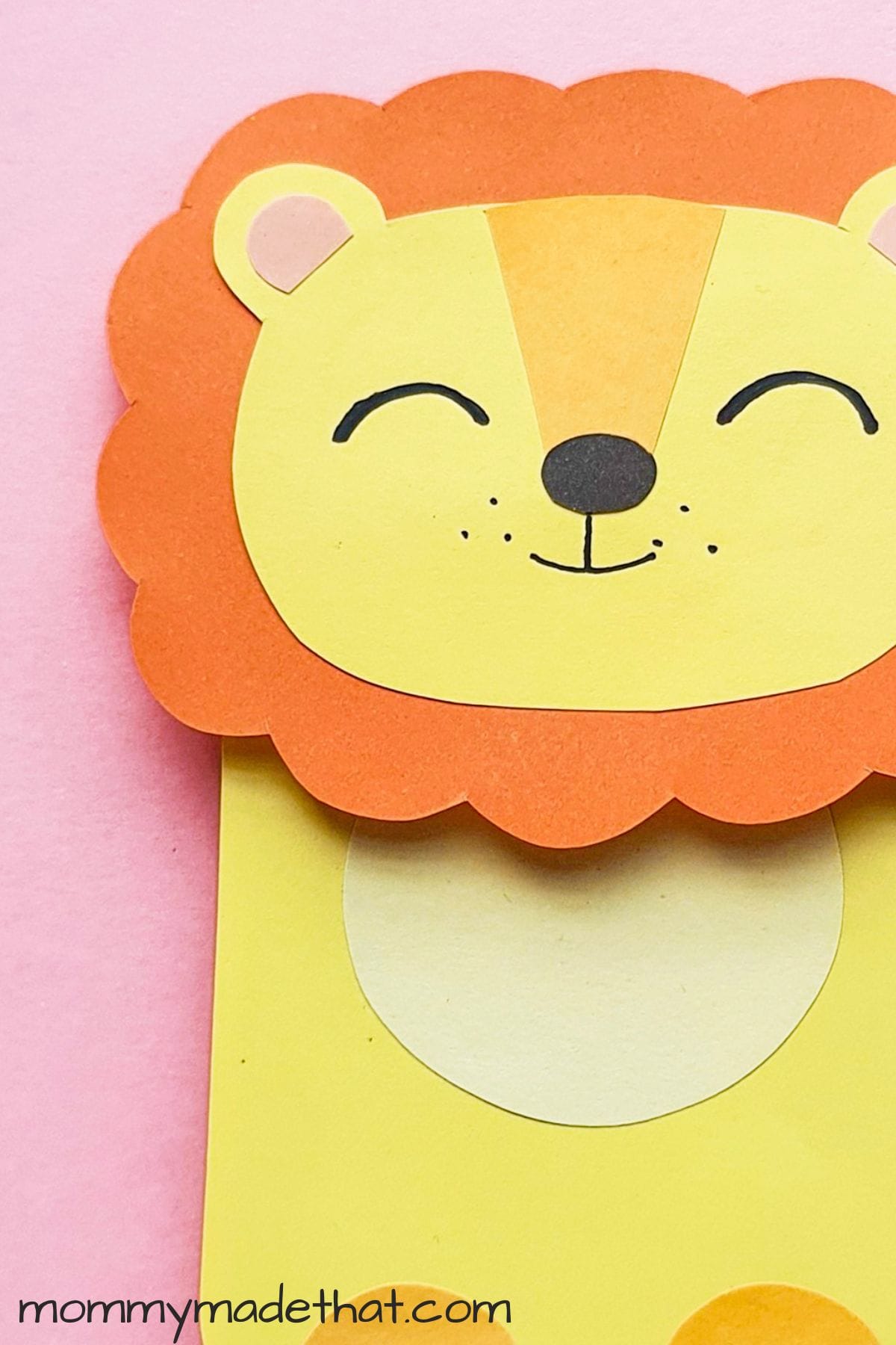 DIY Paper Craft Puppet Making Kit - Lion