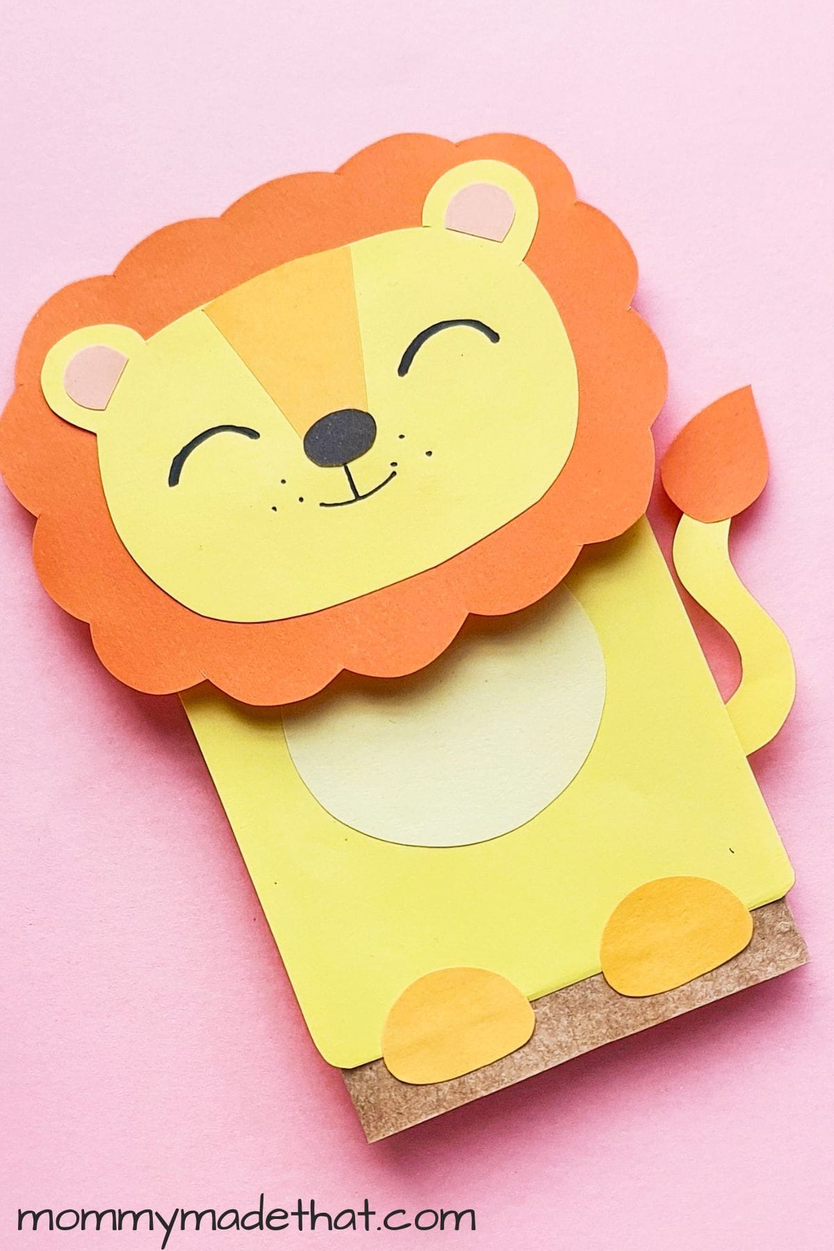Printable Lion Paper Bag Puppet Template Free Printable Printable Lion Paper Bag Puppet Template Free Printable