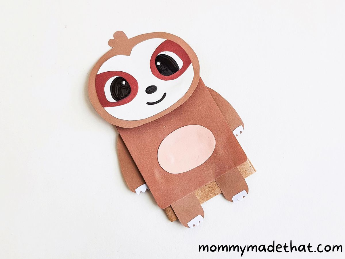 paper bag sloth