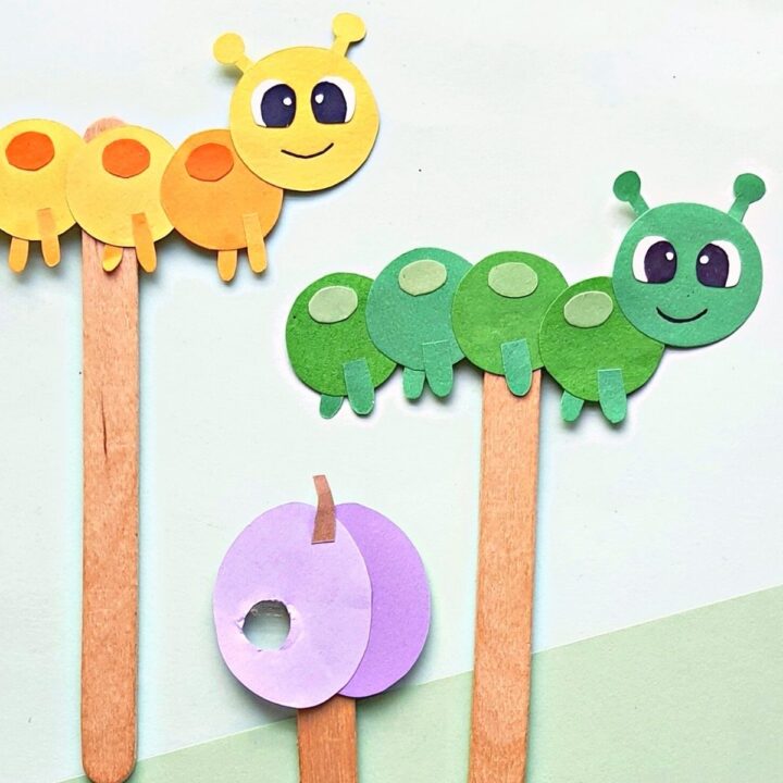 paper caterpillar craft