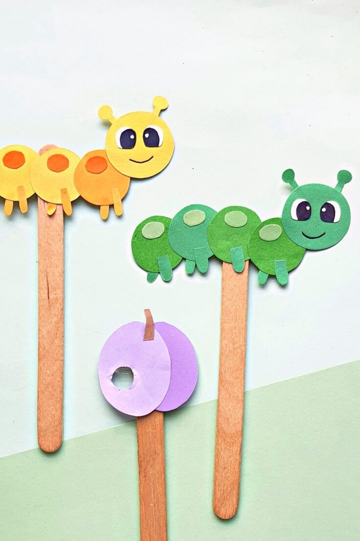 paper caterpillar craft