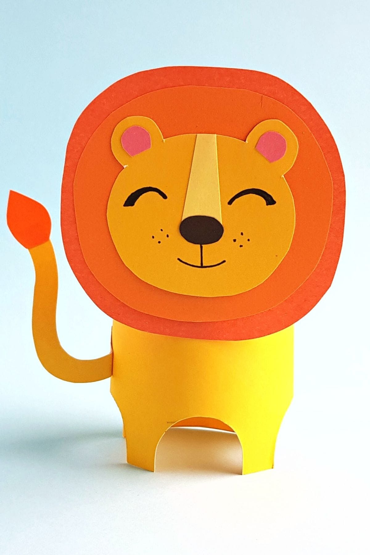 lion craft for kids